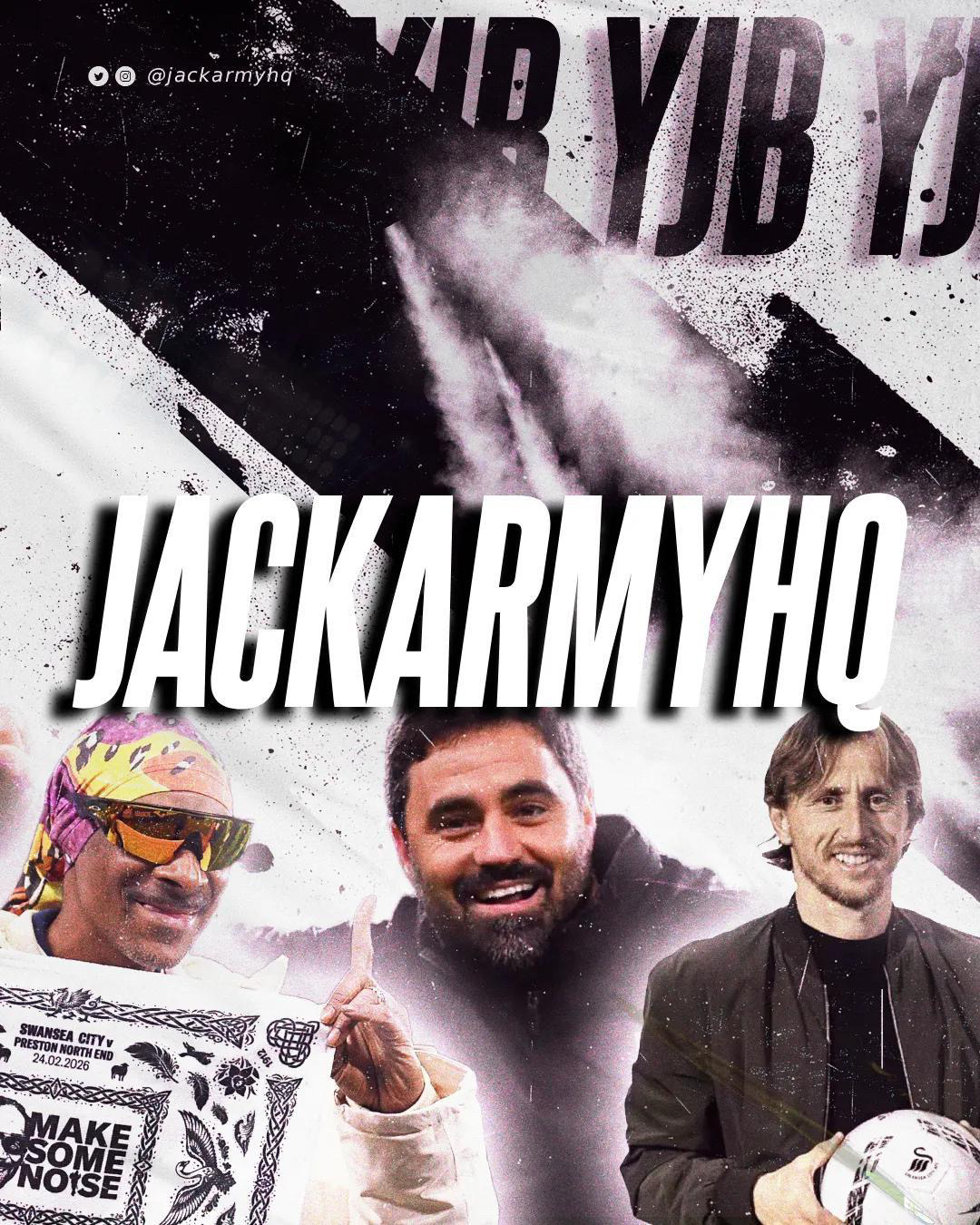 Swansea Jack Army partnership artwork